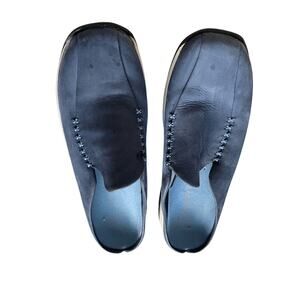 Merrell Primo Seam Mules Womens Shoe Size 7 Casual Slip-on Navy Blue Suede